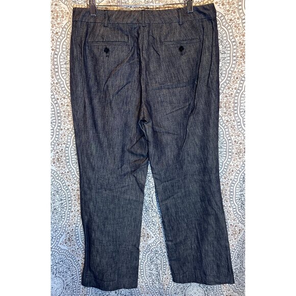 Talbots Size 10P Womens Navy Trousers - Picture 3 of 10